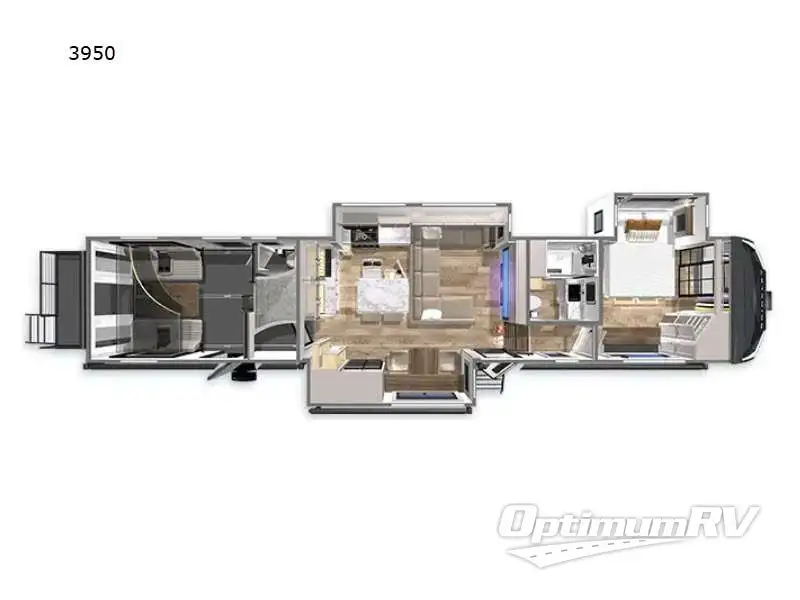 2024 Brinkley Model G 3950 RV Floorplan Photo
