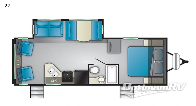 2020 Heartland Mallard 27 Floorplan Photo