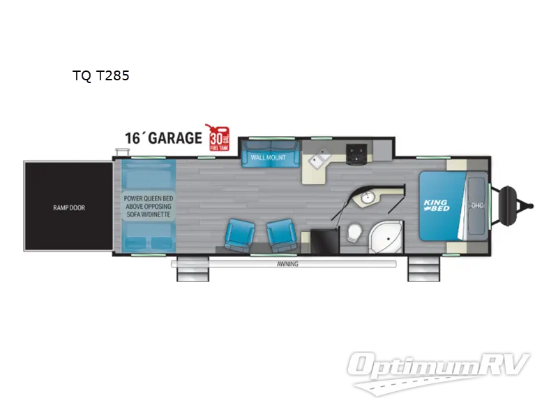 2022 Heartland Torque TQ T285 RV Floorplan Photo