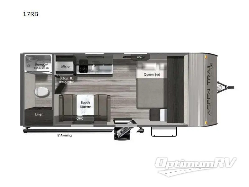 2026 Dutchmen Aspen Trail Mini 17RB Floorplan Photo