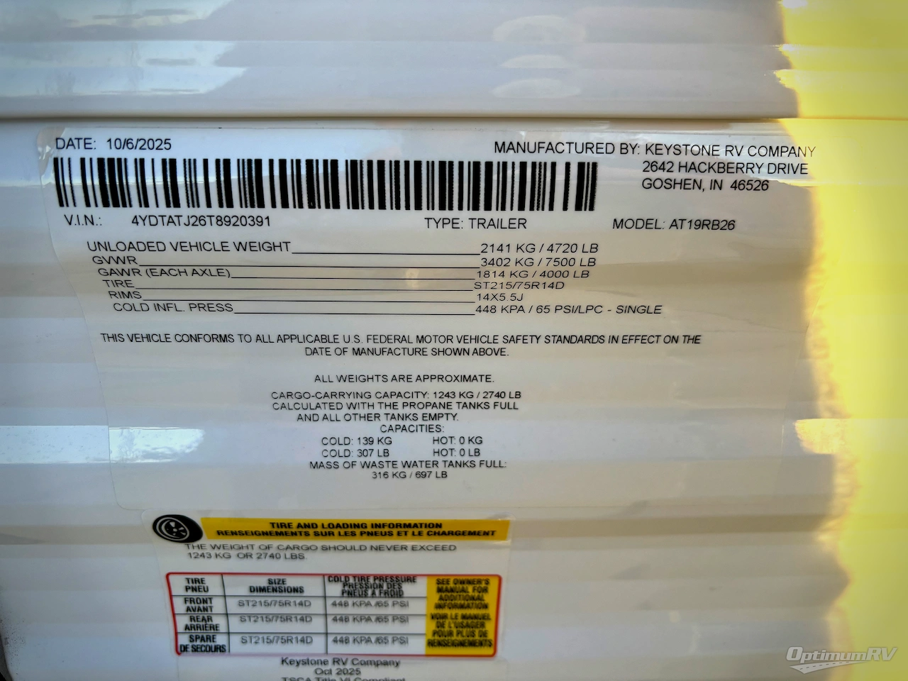 2026 Dutchmen Aspen Trail LE 19RB Photo 13