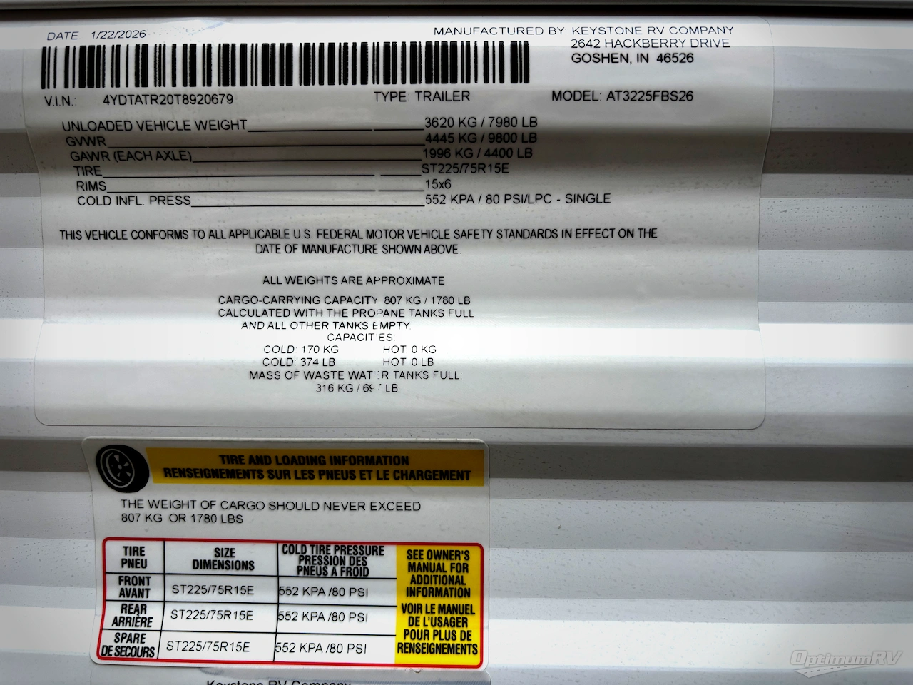 2026 Dutchmen Aspen Trail 3225FBS Photo 25