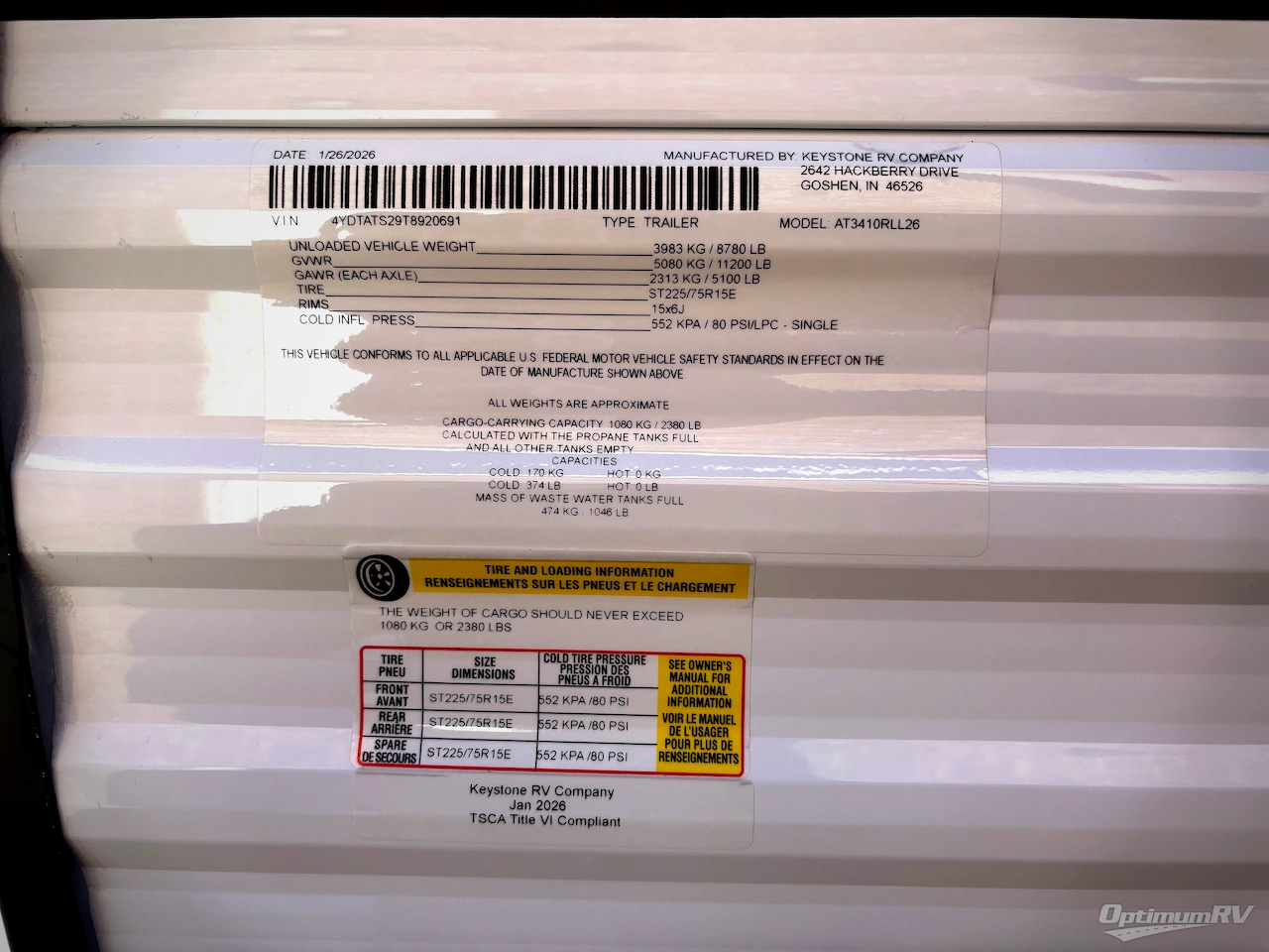 2026 Dutchmen Aspen Trail 3410RLL Photo 16