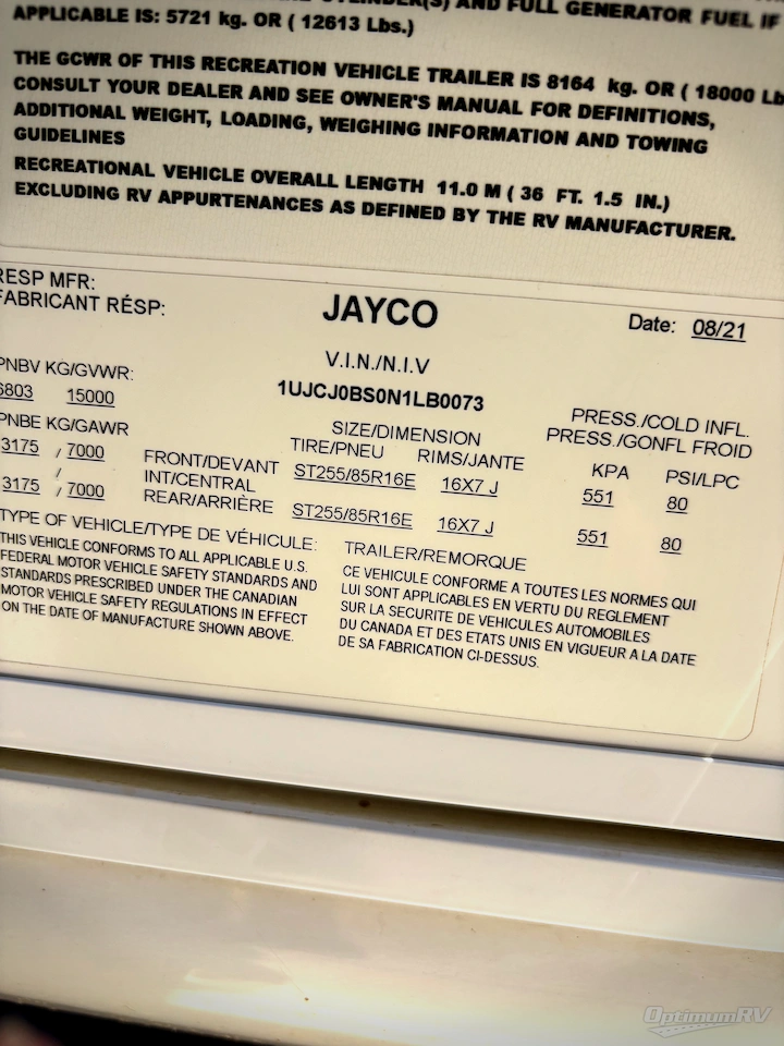 2022 Jayco North Point 310RLTS Photo 25