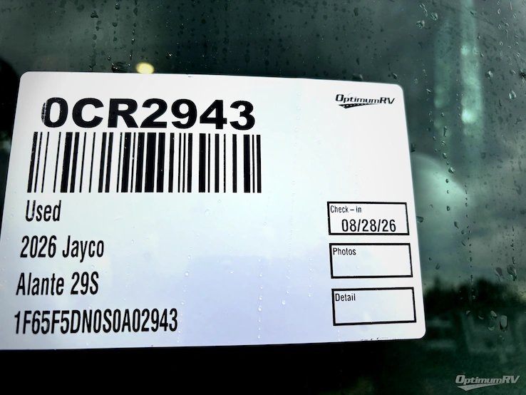 2026 Jayco Alante 29S RV Photo 1