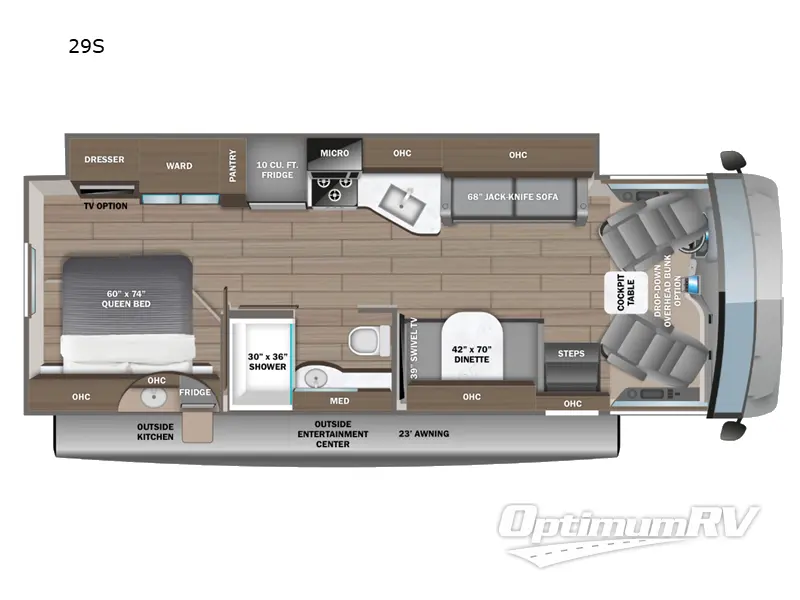2026 Jayco Alante 29S RV Floorplan Photo