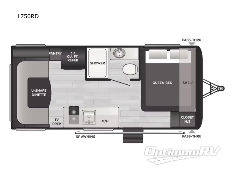 2025 Keystone Springdale Classic Mini 1750RD RV Floorplan Photo