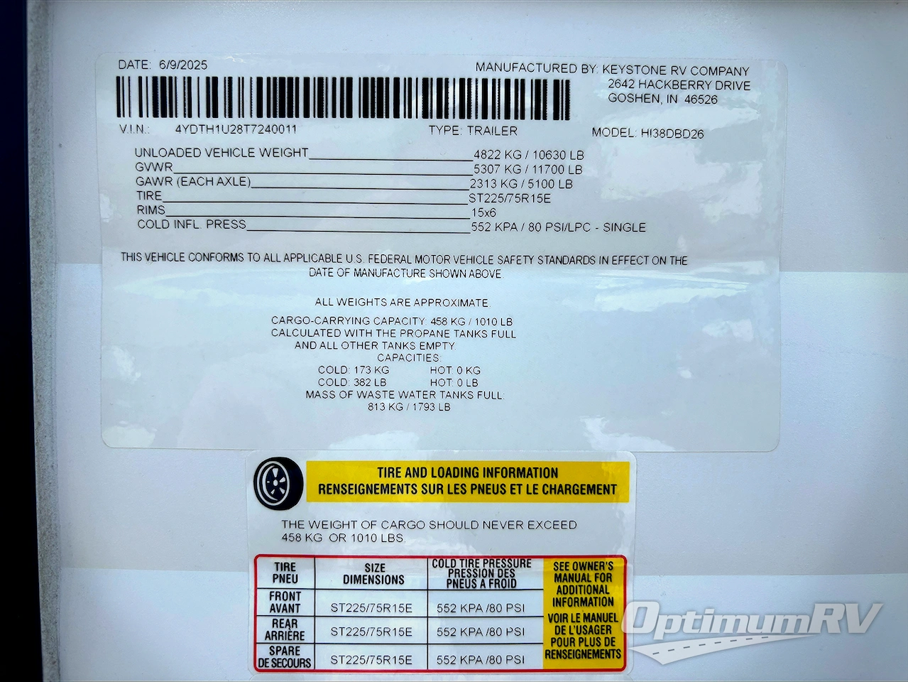 2026 Keystone Hideout 38DBD Photo 19