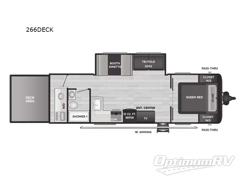 2025 Keystone Springdale 266DECK RV Floorplan Photo