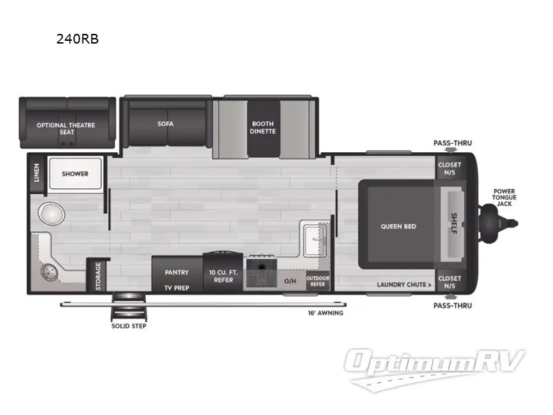 2025 Keystone Springdale 240RB Floorplan Photo