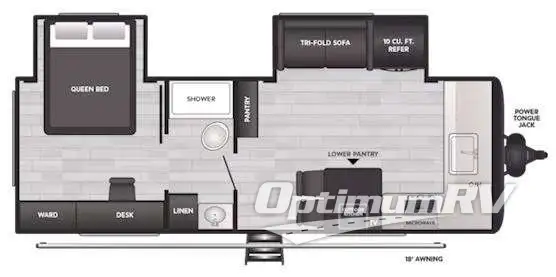 2025 Keystone Springdale 241FK RV Floorplan Photo