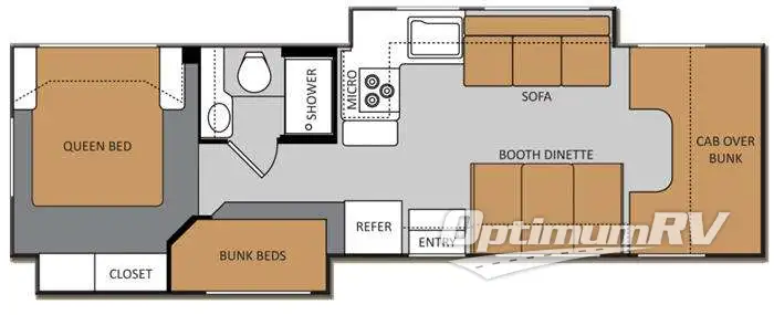 2012 Thor Chateau 31A Floorplan Photo
