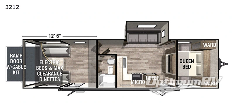 2020 Forest River XLR Hyper Lite 3212 Floorplan Photo
