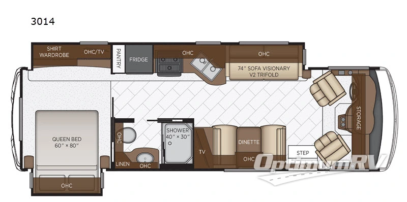 2021 Newmar Bay Star 3014 Floorplan Photo