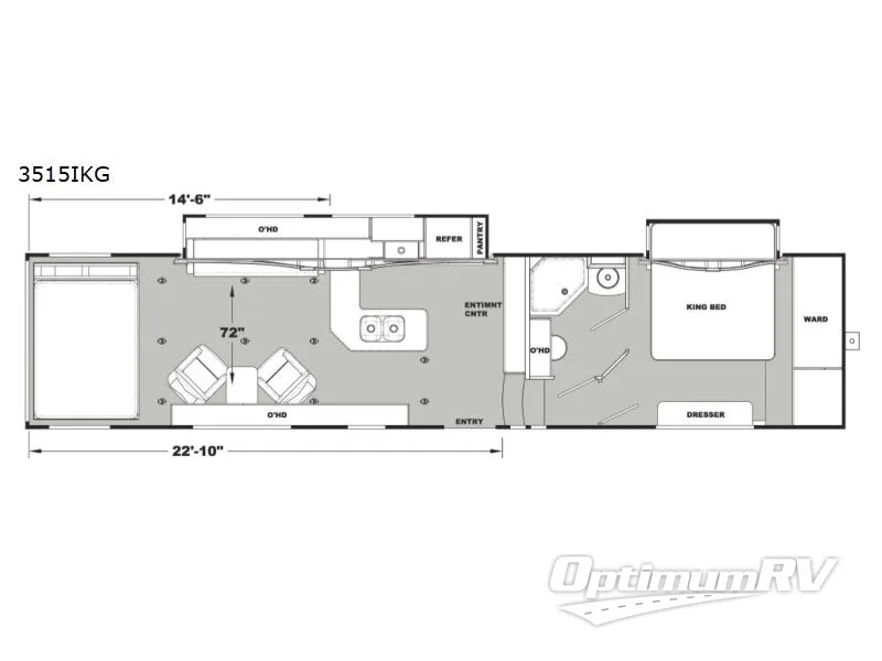 2018 Eclipse Iconic Wide Body 3515IKG Floorplan Photo