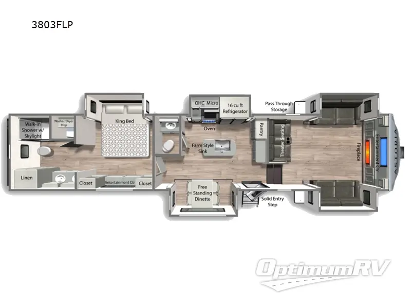 2023 Dutchmen Astoria 3803FLP RV Floorplan Photo