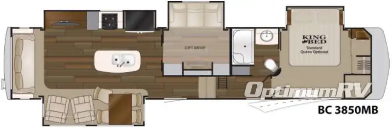2016 Heartland Big Country 3850MB RV Floorplan Photo