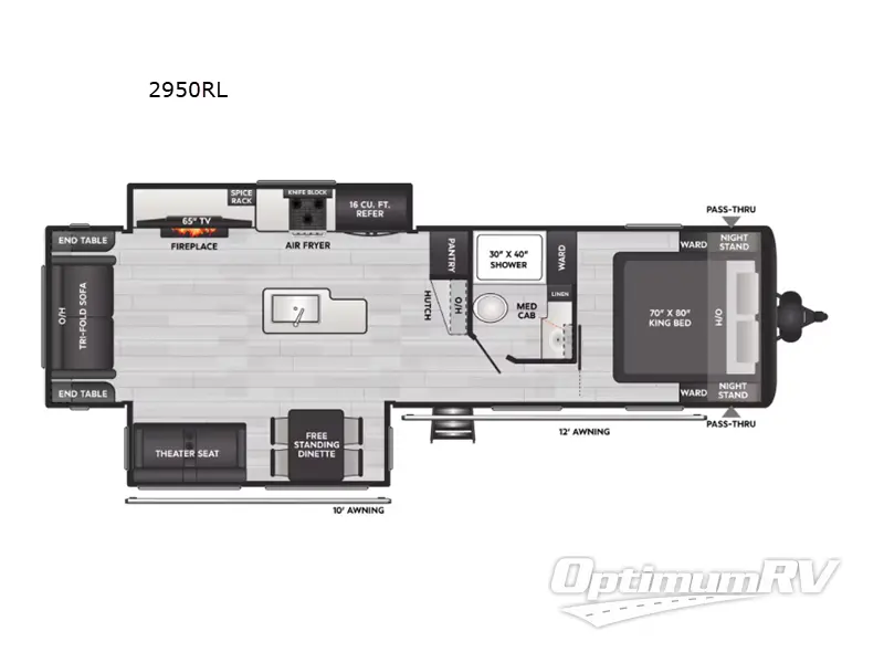 2026 Keystone Coleman Legacy 2950RL RV Floorplan Photo