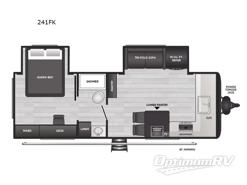 2025 Keystone Springdale 241FK RV Floorplan Photo