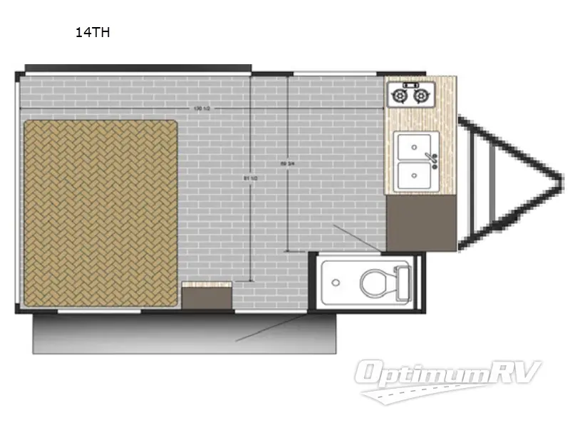 2026 Sunset Park Sun Lite 14TH Floorplan Photo