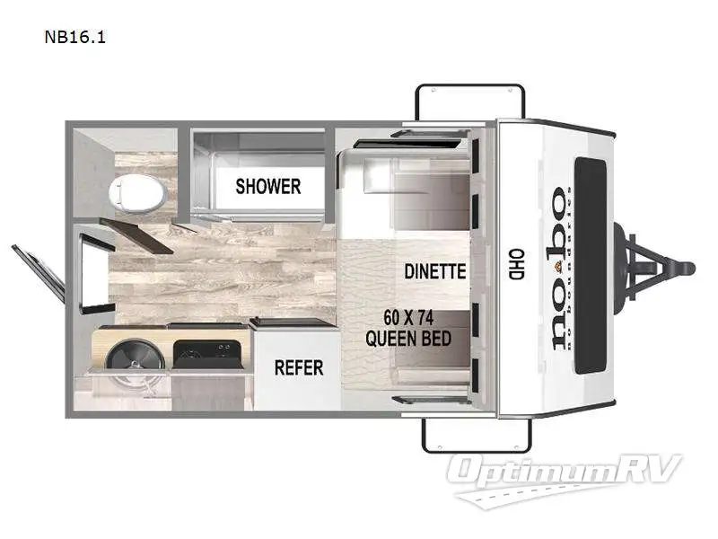 2024 Forest River No Boundaries NB16.1 Floorplan Photo