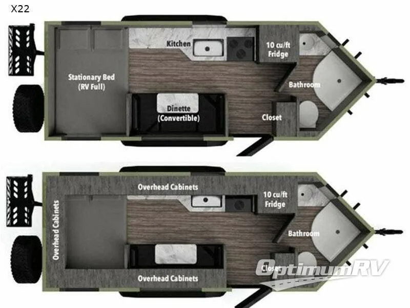 2021 Imperial Outdoors XploreRV X22 RV Floorplan Photo