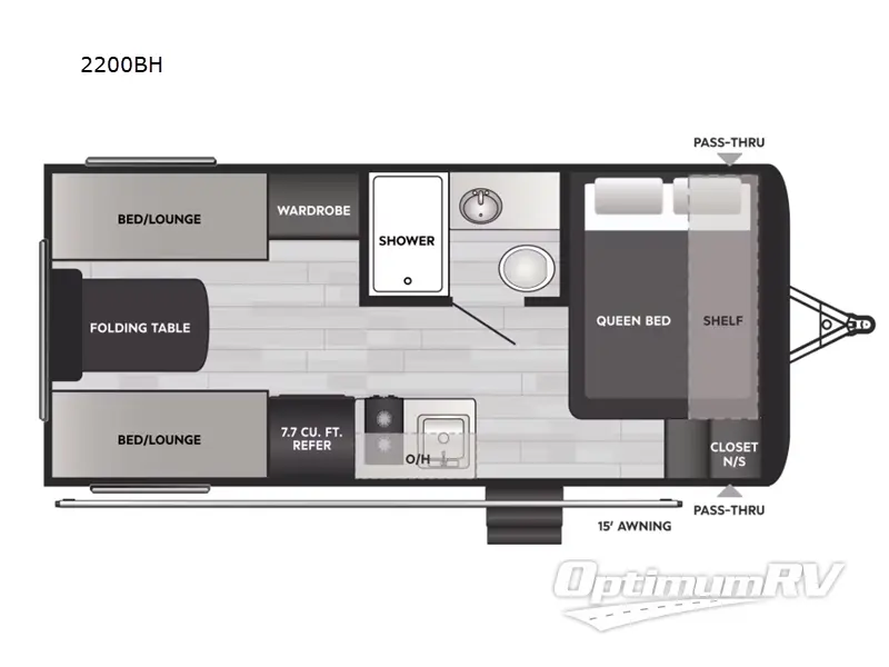 2025 Keystone Springdale Classic Mini 2200BH Floorplan Photo
