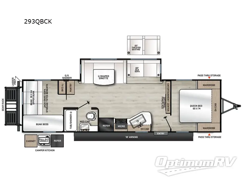2024 Coachmen Catalina Legacy Edition 293QBCK Floorplan Photo