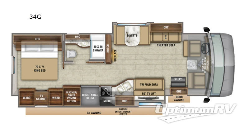 2020 Jayco Precept 34G Floorplan Photo
