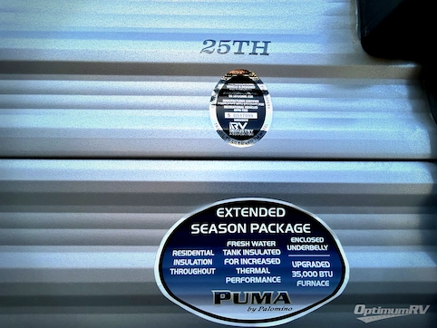 2026 Palomino Puma Unleashed 25TH RV Floorplan Photo