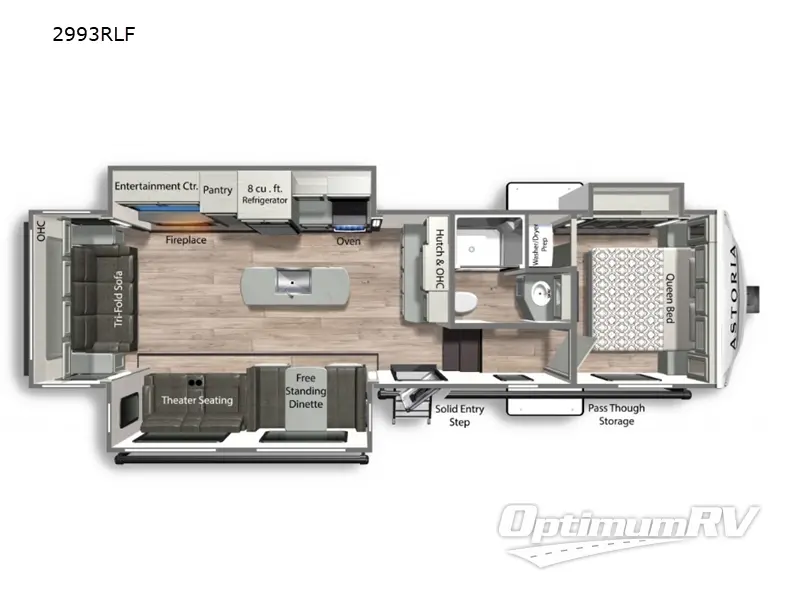2023 Dutchmen Astoria 2993RLF Floorplan Photo