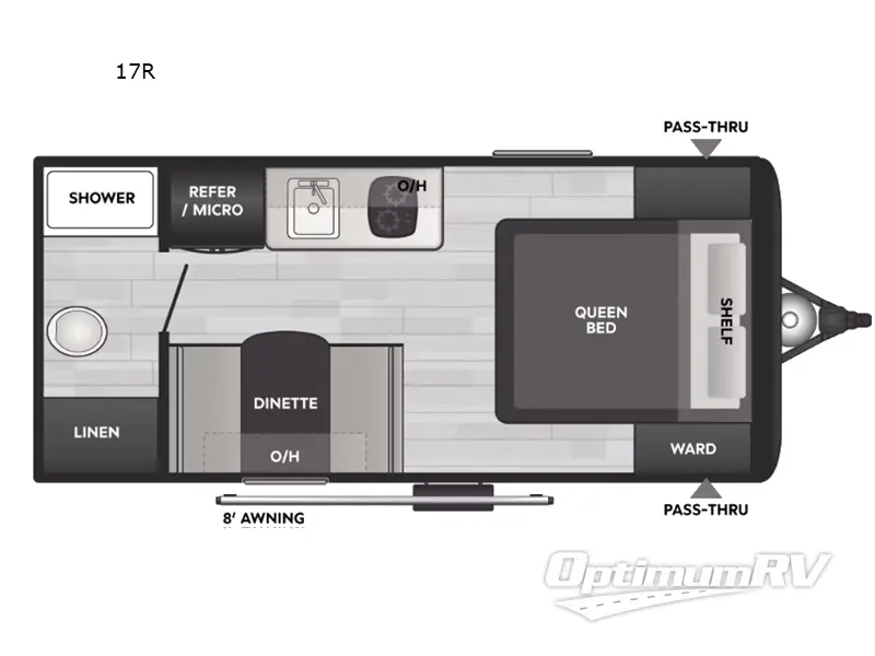 2026 Keystone Coleman 17R RV Floorplan Photo