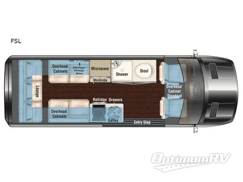 2021 Midwest Automotive Designs Legend FSL RV Floorplan Photo