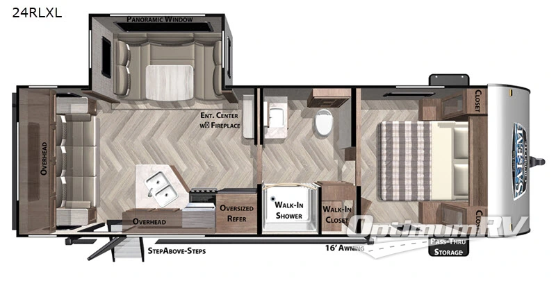 2021 Forest River Salem Cruise Lite 24RLXL RV Floorplan Photo