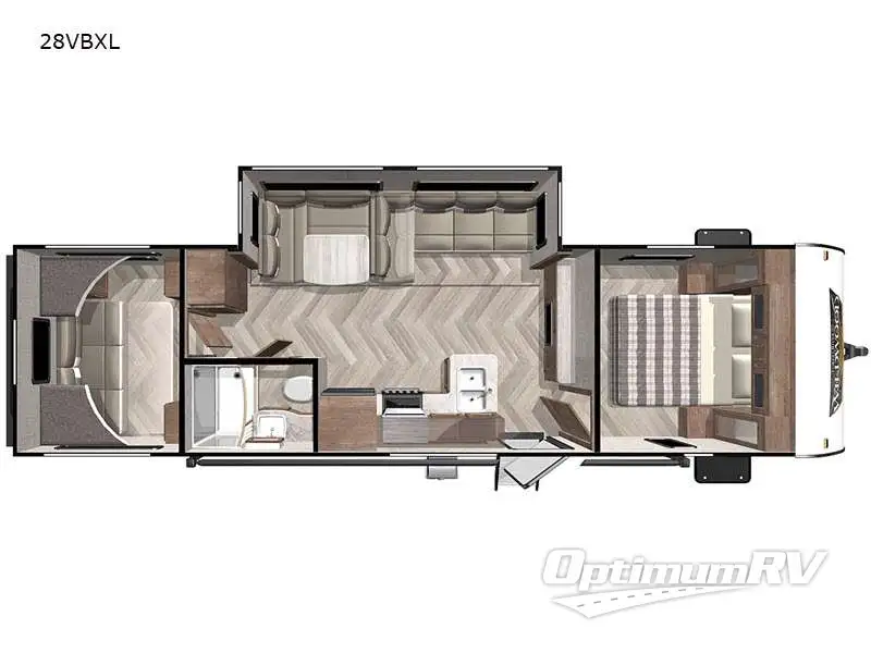 2022 Forest River Wildwood X-Lite 28VBXL Floorplan Photo