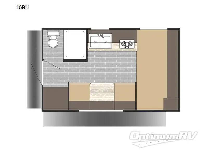 2027 Sunset Park Sun Lite 16BH RV Floorplan Photo