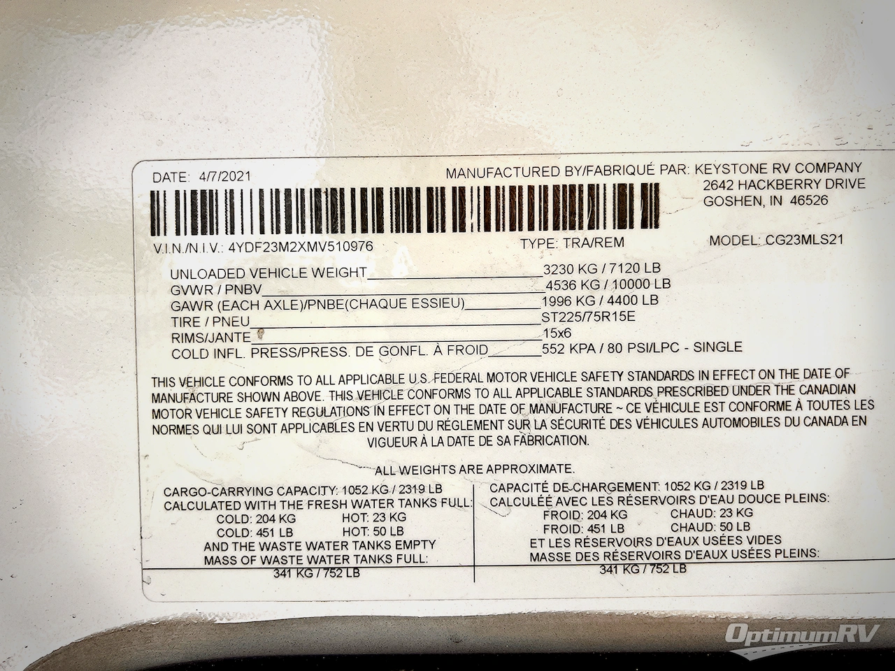 2021 Keystone Cougar Half-Ton 23MLS Photo 18