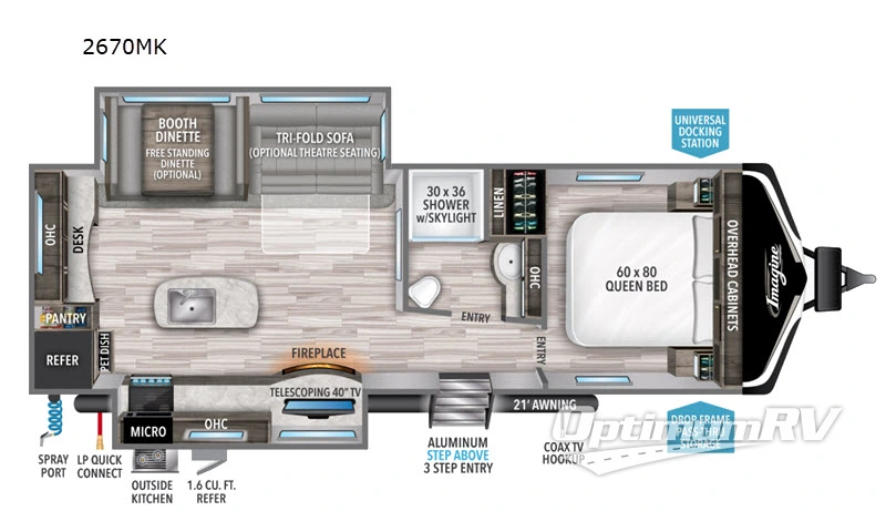 2020 Grand Design Imagine 2670MK Floorplan Photo