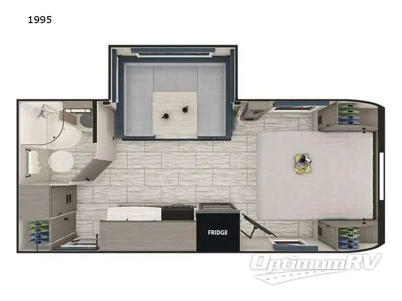 2023 Lance Lance Travel Trailers 1995 Floorplan Photo