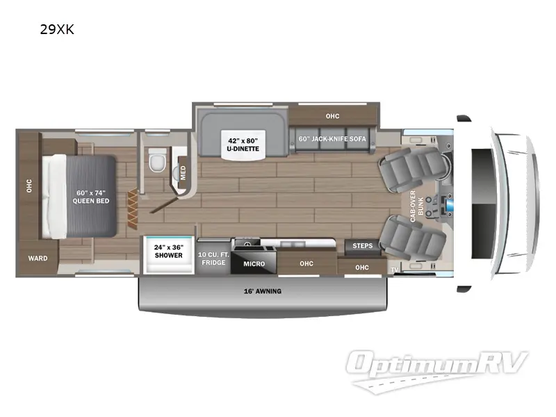 2025 Jayco Redhawk 29XK Floorplan Photo