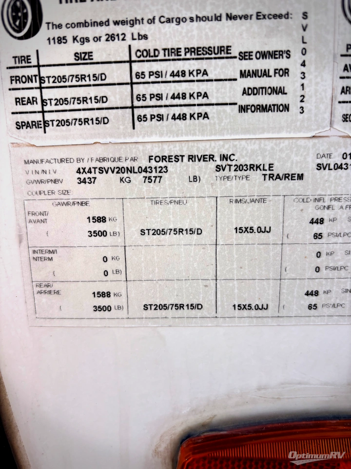 2022 Forest River Surveyor Legend 203RKLE Photo 14