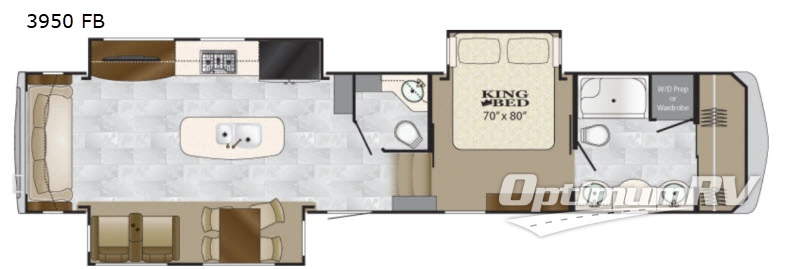 2018 Heartland Big Country 3950FB Floorplan Photo