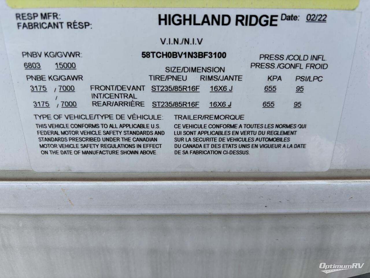 2022 Highland Ridge Open Range OF376FBH Photo 21