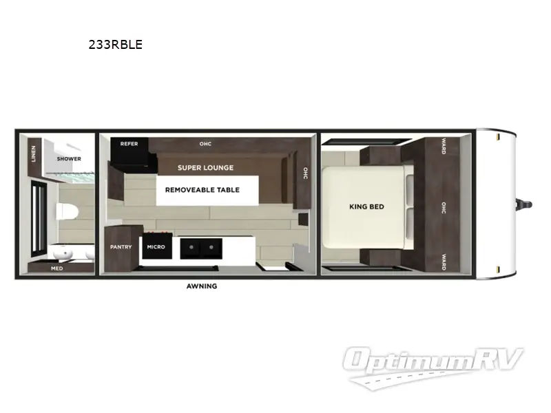 2026 Forest River Wildwood FSX 233RBLE RV Floorplan Photo