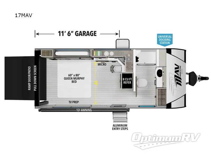 2026 Grand Design Momentum MAV 17MAV Floorplan Photo