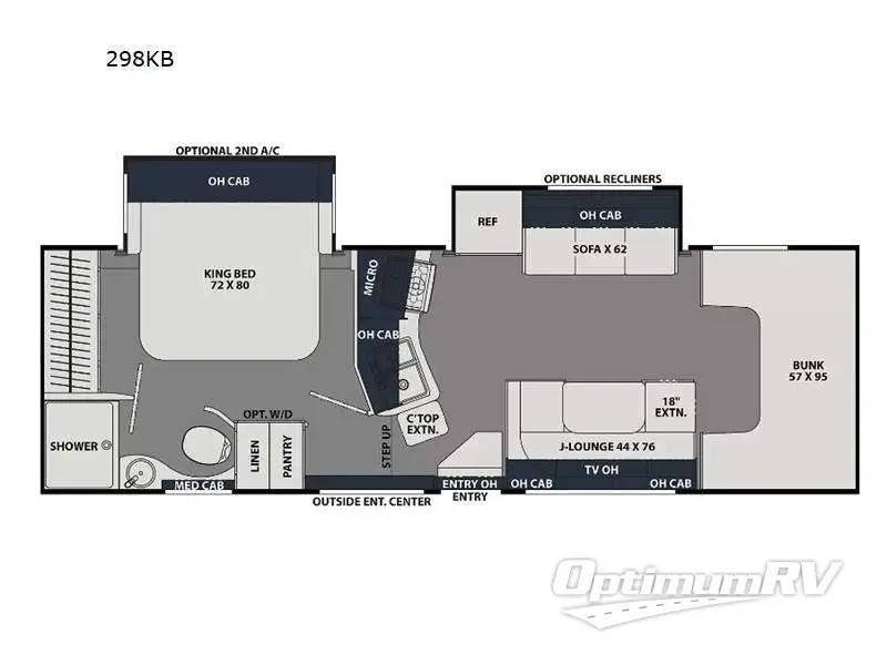 2023 Coachmen Leprechaun 298KB Ford 450 RV Floorplan Photo
