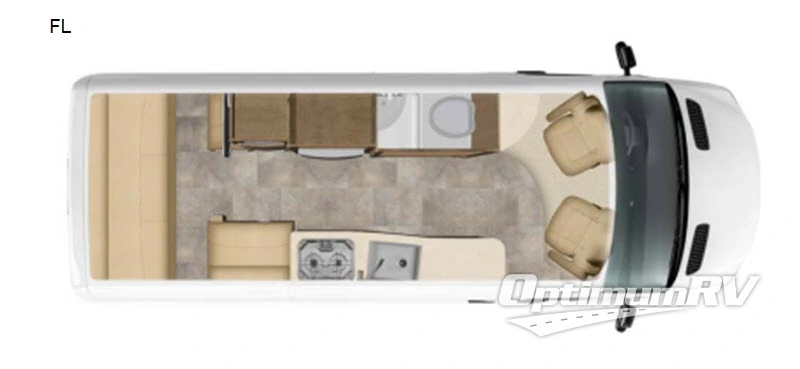 2020 Pleasure-Way Plateau FL RV Floorplan Photo