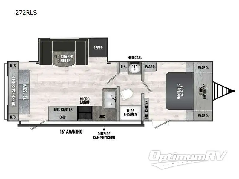 2025 Coachmen Clipper 6K Series 272RLS Floorplan Photo