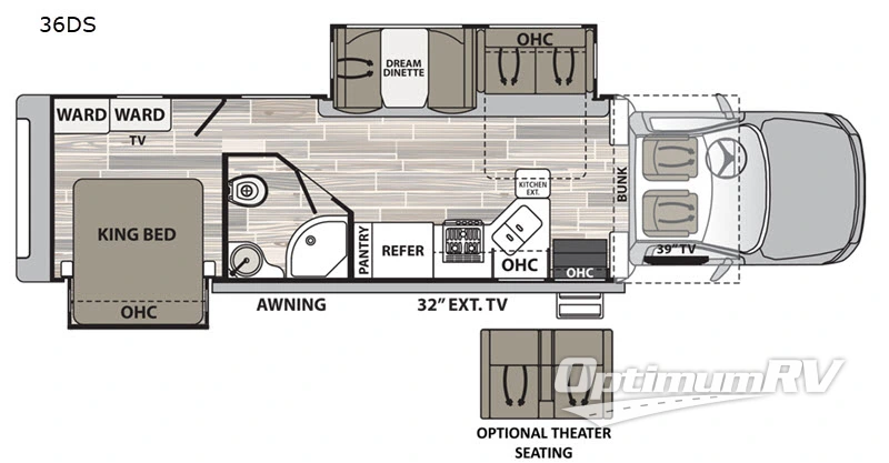 2020 Dynamax Isata 5 36DS RV Floorplan Photo