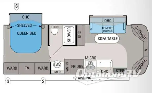2013 Jayco Melbourne 26A Floorplan Photo